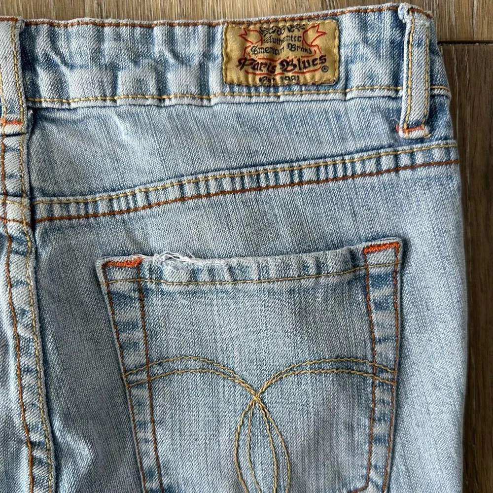 Authentic Paris Blues Light Wash Mid Rise Flare Jeans – Size 3 - Picture 7 of 8